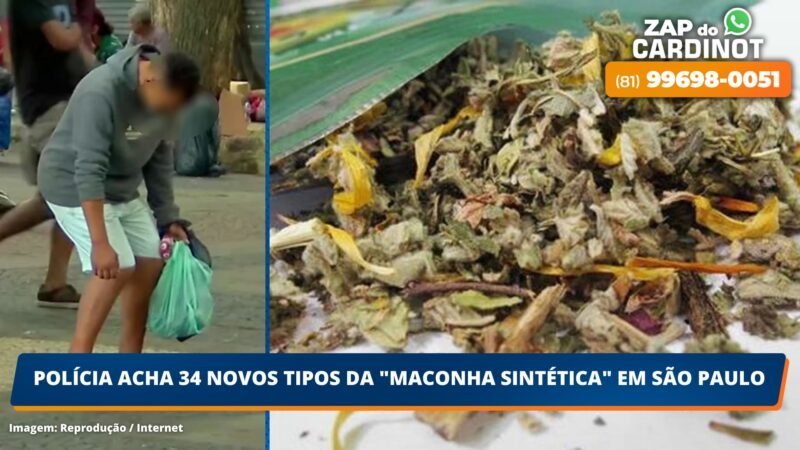 Polícia acha 34 novos tipos da “maconha sintética”em São Paulo