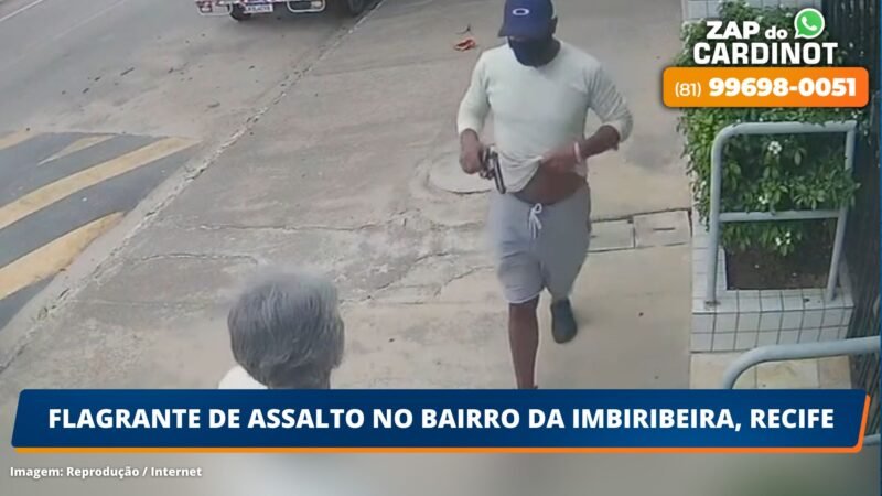 VÍDEO: Flagrante de assalto no bairro da Imbiribeira, Recife