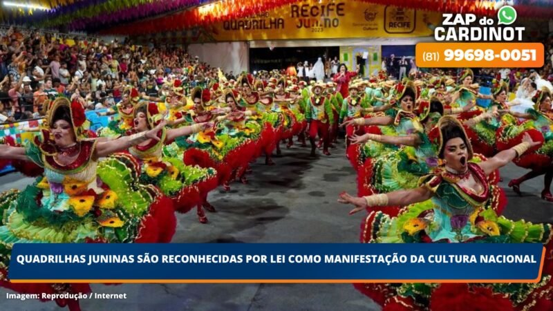 Quadrilhas juninas são reconhecidas por lei como manifestação da cultura nacional