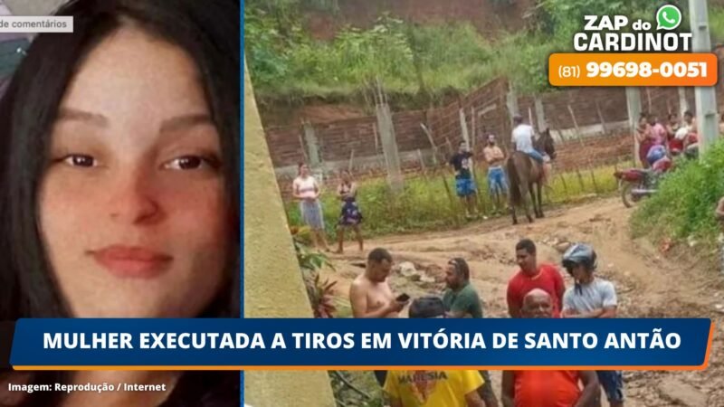 Mulher executada a tiros em Vitória de Santo Antão/PE