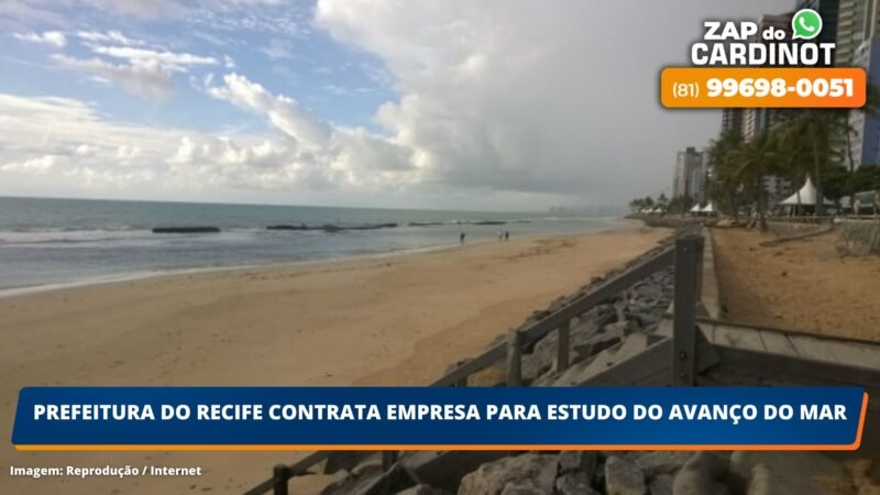 Prefeitura do Recife contrata empresa para estudo do avanço do mar