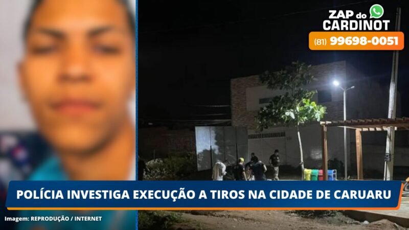 Polícia investiga execução a tiros na cidade de Caruaru