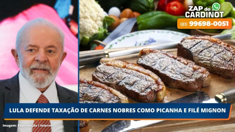 Lula defende taxação de carnes nobres como picanha e filé mignon; VEJA O VÍDEO