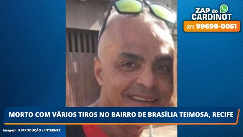 Morto com vários tiros no bairro de Brasília Teimosa, Recife