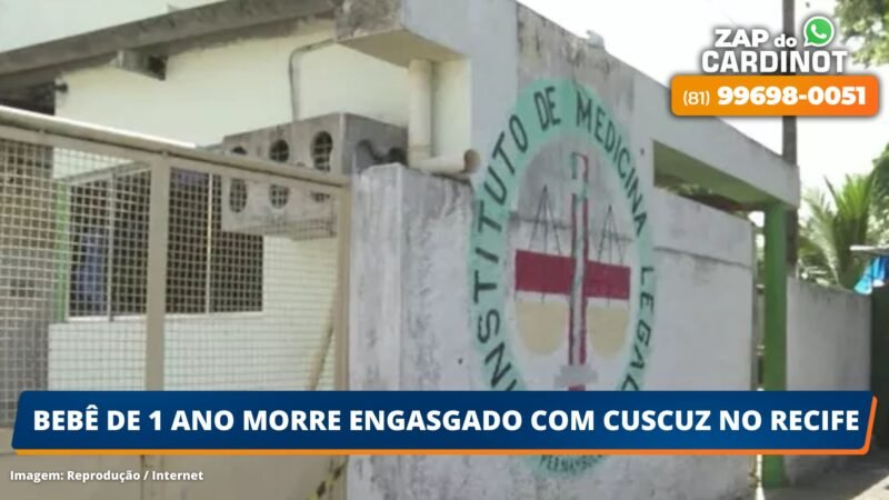 Bebê de 1 ano morre engasgado com cuscuz no Recife