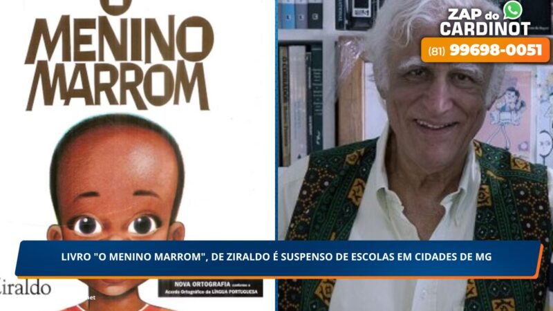 Livro “O Menino Marrom”de Ziraldo é supenso das escolas em cidade de Minas Gerais.