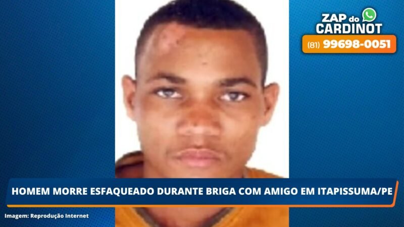 Homem morre esfaqueado durante briga com amigo em Itapissuma/PE