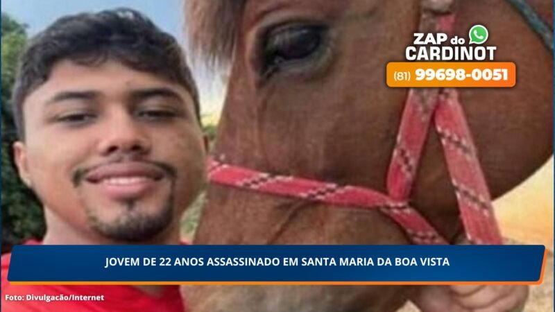 Jovem de 22 anos assassinado em Santa Maria da Boa Vista, PE