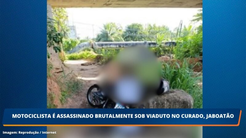 Motociclista é assassinado brutalmente sob viaduto no Curado, Jaboatão dos Guararapes