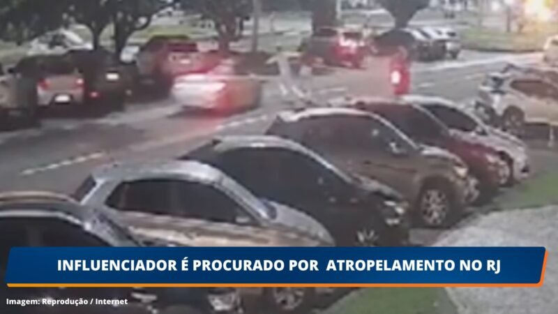 Influenciador é procurado por atropelamento no RJ; VEJA O VÍDEO