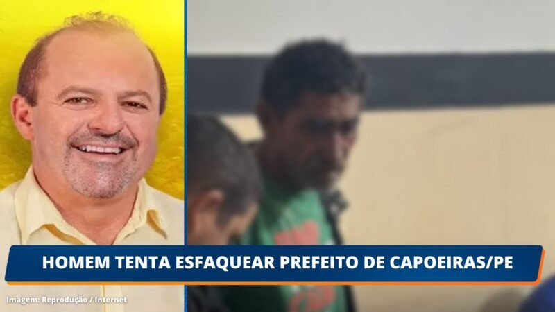 Homem tenta esfaquear prefeito de Capoeiras/PE
