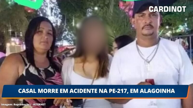 Casal morre em acidente na PE-217, em Alagoinha