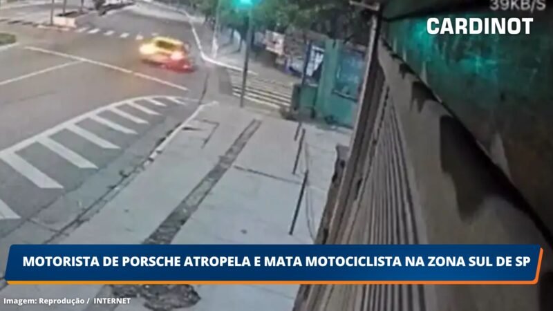 VÍDEO: Motorista de Porsche atropela e mata motociclista na zona sul de SP