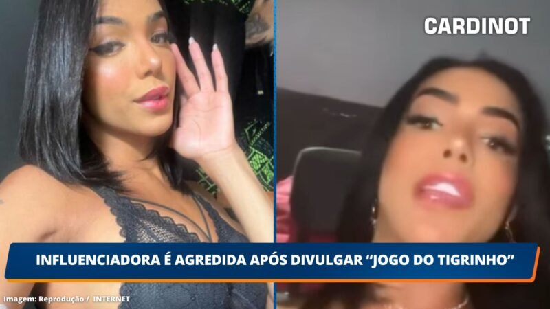 Influenciadora é agredida após divulgar “Jogo do Tigrinho”; Veja o VÍDEO