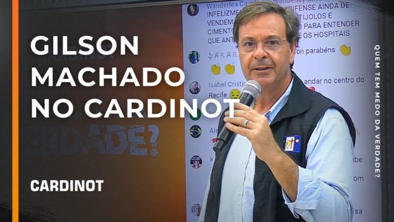 Gilson Machado no programa de Cardinot – Corte do CARDINOT AO VIVO