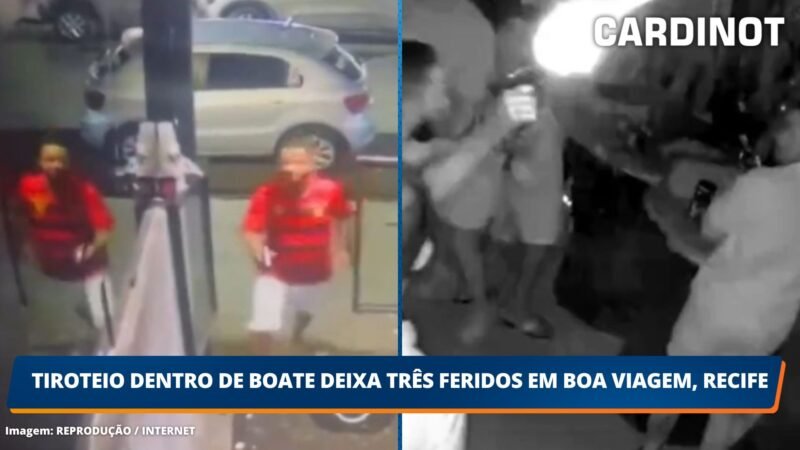 VÍDEO: Tiroteio dentro de boate deixa três feridos em Boa Viagem, Recife