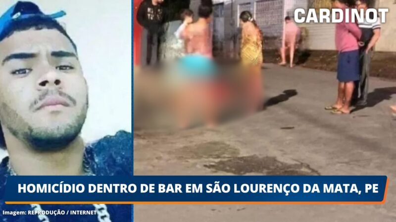 Homicídio dentro de bar em São Lourenço da Mata, PE