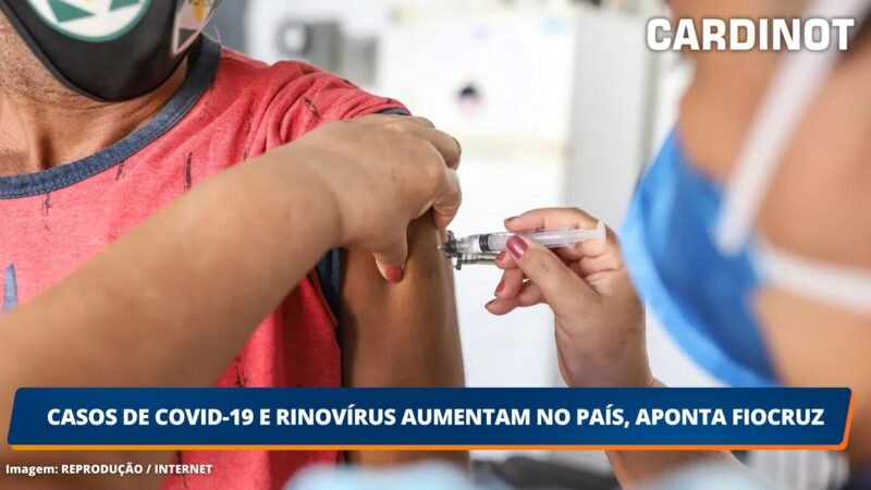 Casos de Covid-19 e Rinovírus aumentam no país, aponta Fiocruz