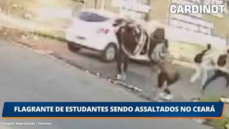 VÍDEO: Flagrante de estudantes sendo assaltados no Ceará