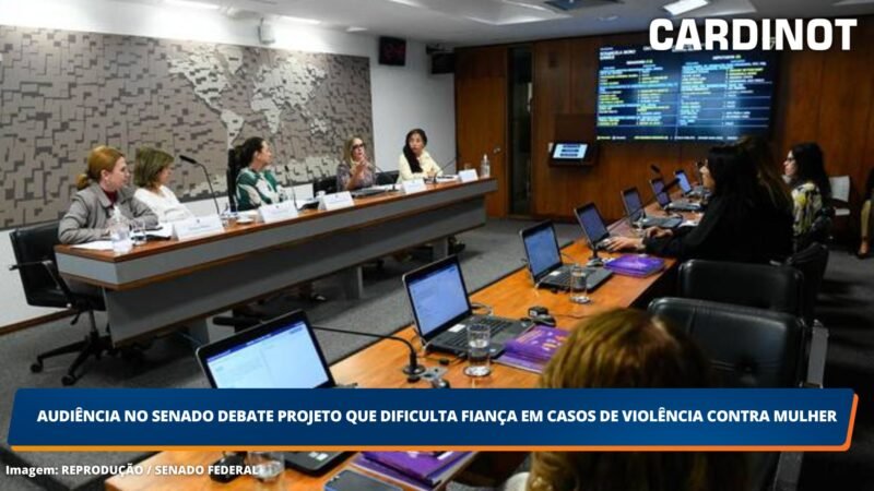 Audiência no Senado debate projeto que dificulta fiança em casos de violência contra a mulher