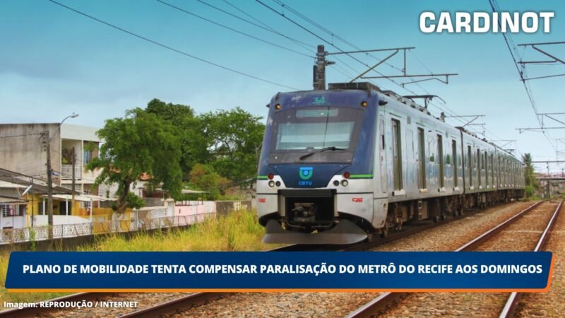 Plano de mobilidade tenta compensar paralisação do metrô do Recife aos domingos