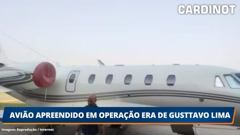 Avião apreendido em operação policial era de Gusttavo Lima