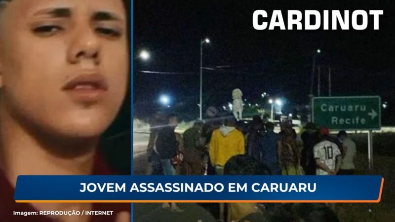 Jovem assassinado a tiros na cidade de Caruaru