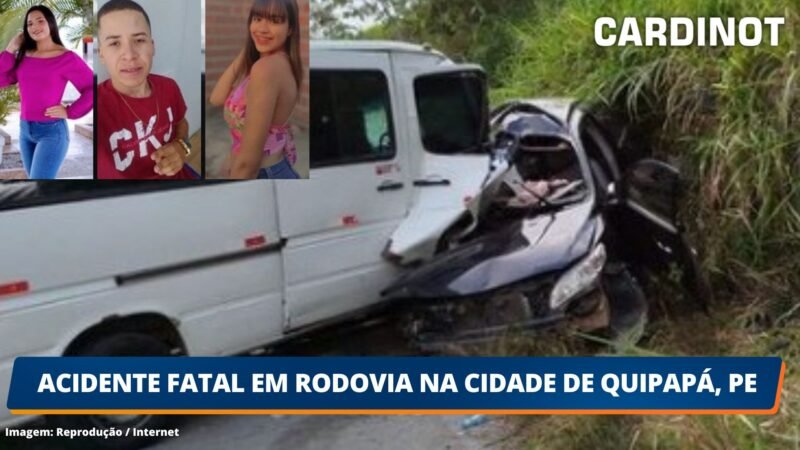 Acidente fatal em rodovia na cidade de Quipapá, PE