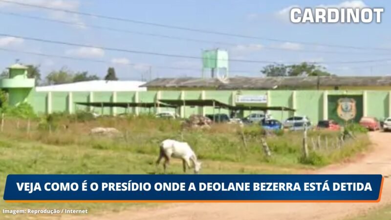 Veja como é o presídio onde a Deolane Bezerra está detida