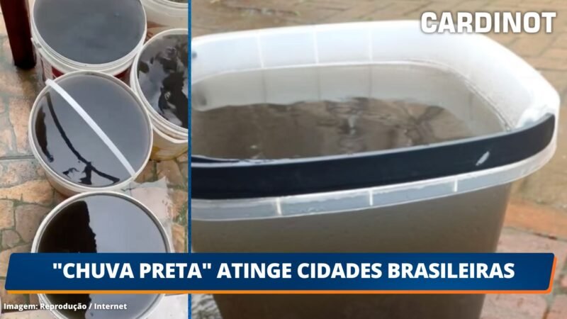 “Chuva preta” atinge cidades brasileiras