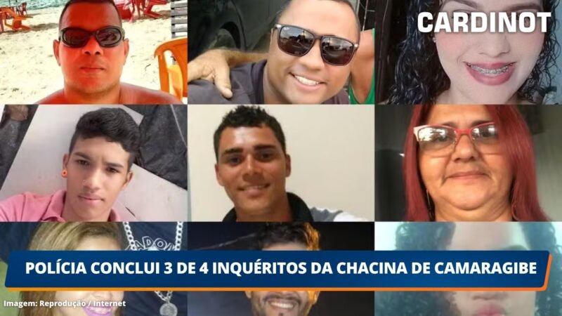 Polícia conclui 3 de 4 inquéritos do Massacre de Camaragibe