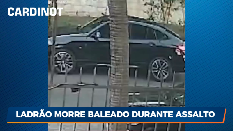 VÍDEO: Ladrão morre baleado durante assalto