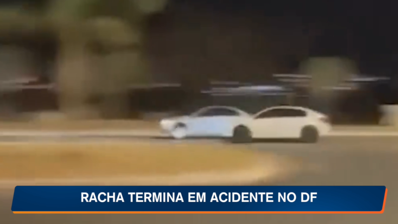 VÍDEO: Racha termina em acidente no Distrito Federal