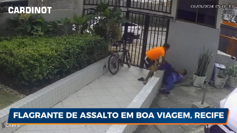 VÍDEO: Flagrante de assalto em Boa Viagem, Recife