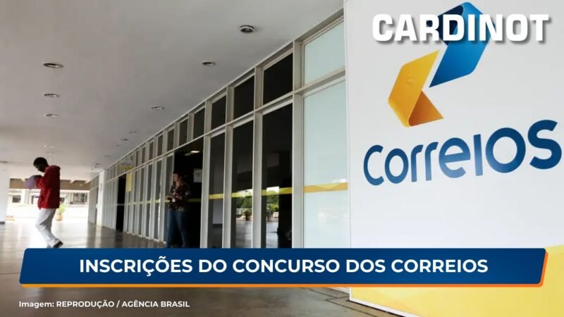 Inscrições para concurso dos Correios começam nesta quinta-feira