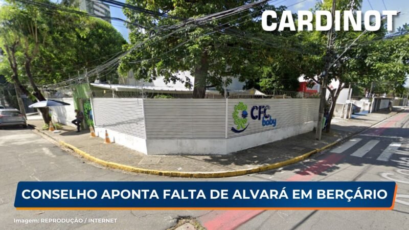 Conselho aponta falta de alvará em berçário no Recife; Local foi onde criança foi agredida