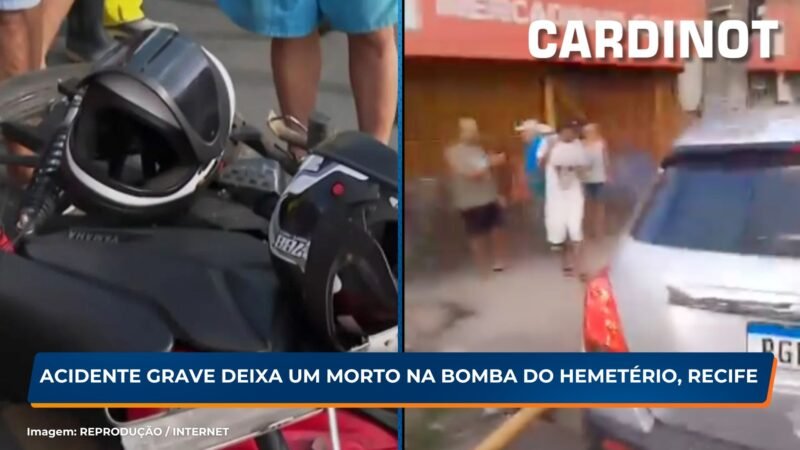 Acidente grave deixa um morto na Bomba do Hemetério, Recife