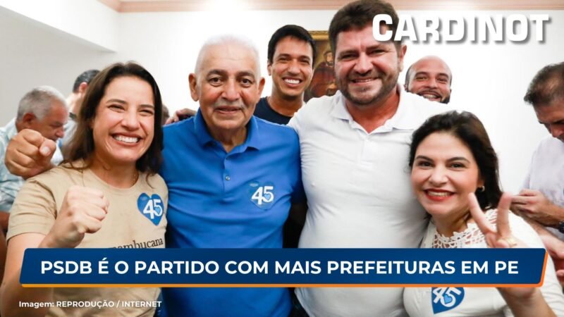 PSDB é o partido que conquistou mais prefeituras em PE