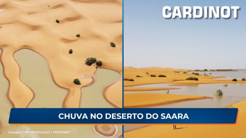 Deserto do Saara registra chuvas e alagamentos