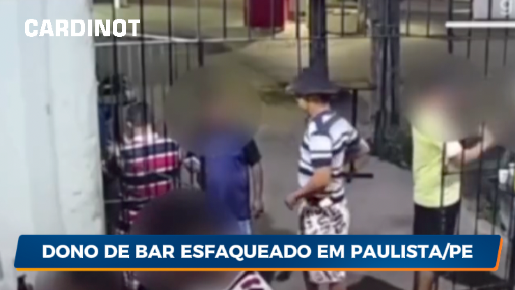 VÍDEO: Dono de bar esfaqueado em Paulista/PE