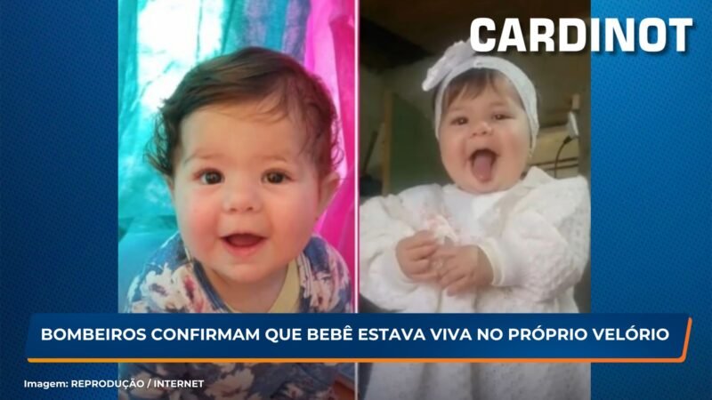 Bombeiros confirmam que bebê estava viva no próprio velório