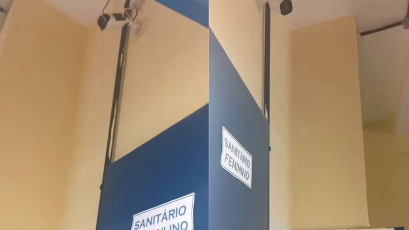 Câmeras de vigilância instaladas em banheiros de escola pública em Carpina geram revolta entre alunos e pais