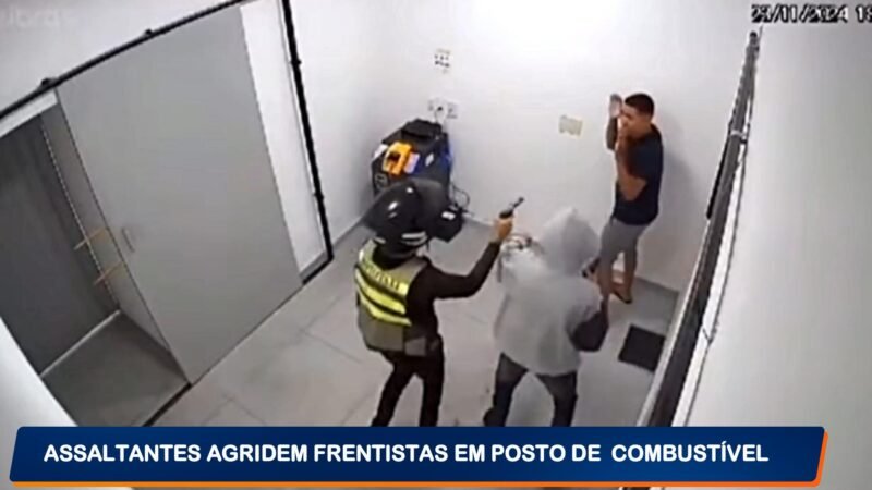 Dois homens armados rendem e agridem frentistas em assalto a posto de combustíveis no agreste da Paraíba