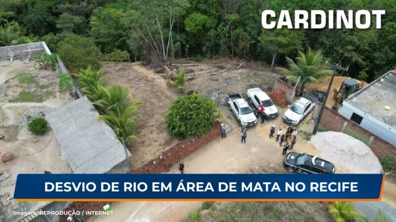 Polícia investiga desvio de rio em área de mata atlântica no Recife