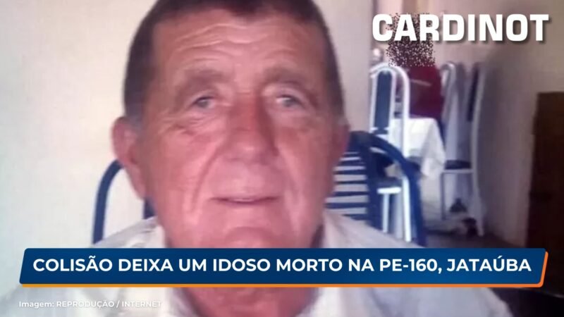 Colisão deixa um idoso morto na PE-160, em Jataúba