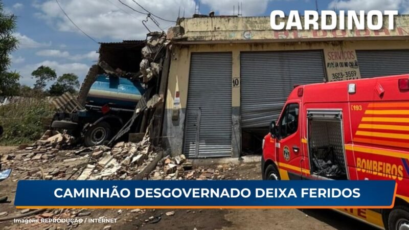 Caminhão desgovernado atinge veículos e deixa feridos em Vitória de Santo Antão, PE