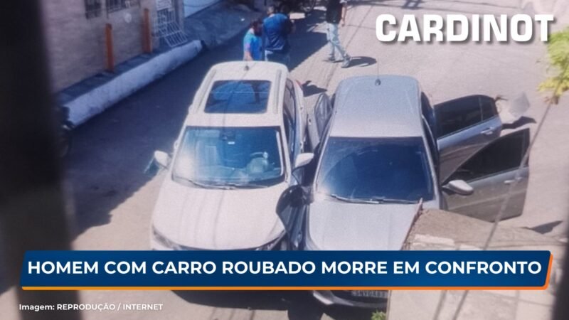 Homem com carro roubado morre em confronto policial no Recife