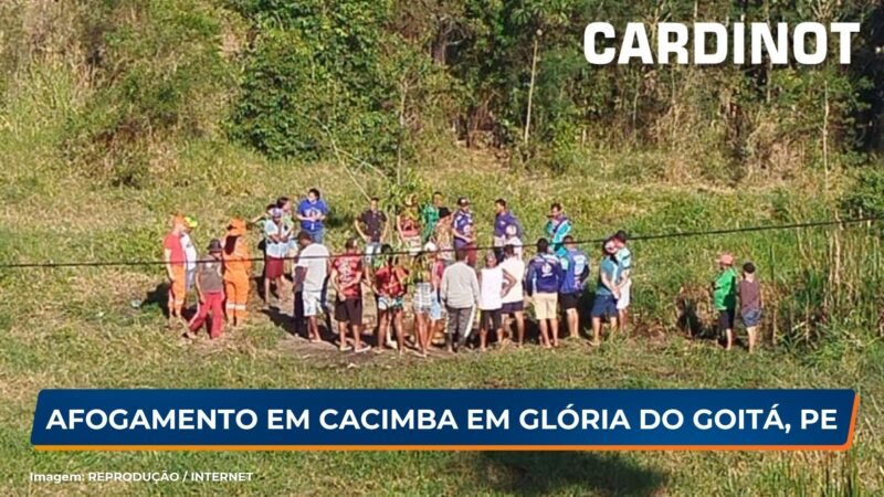 Mulher morre afogada após pular em cacimba em Glória do Goitá, PE