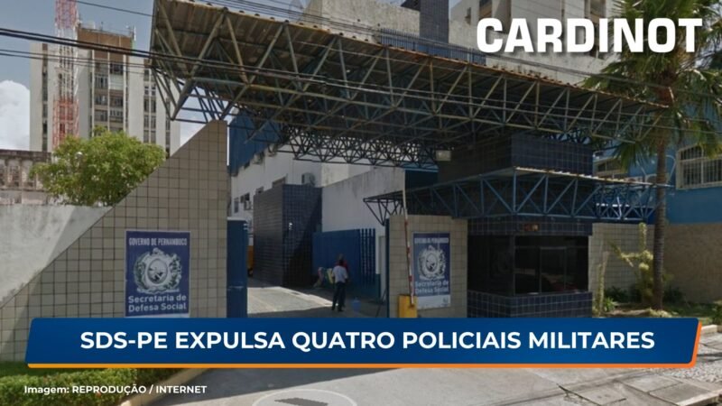 SDS-PE expulsa quatro policiais militares da corporação