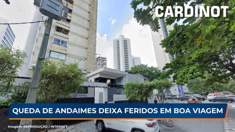 Queda de andaimes deixa feridos em Boa Viagem, Recife